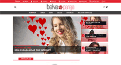 Desktop Screenshot of bekiapareja.com