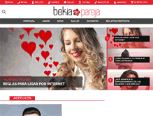 Tablet Screenshot of bekiapareja.com